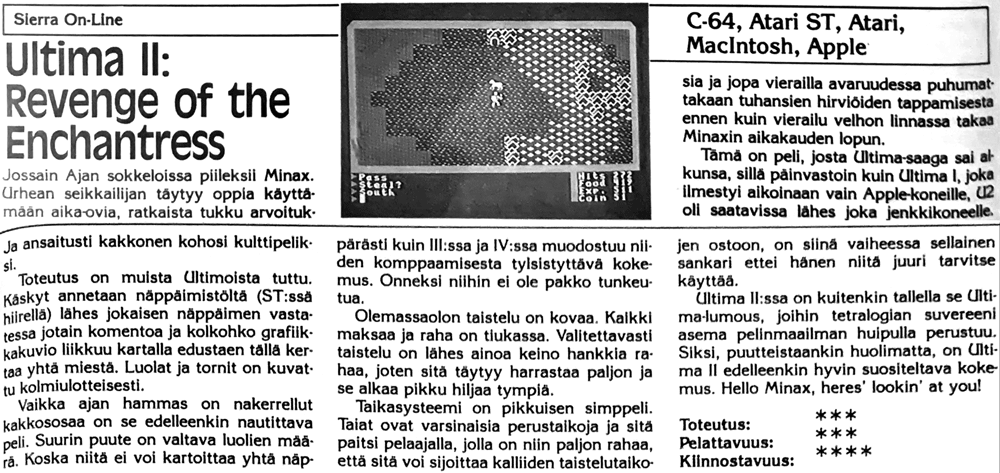 Ultima II: Revenge of the Enchantress